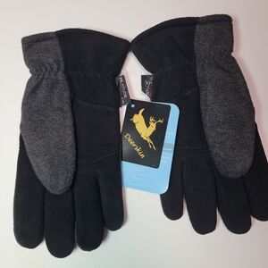 Hunter Black and Gray  Gloves